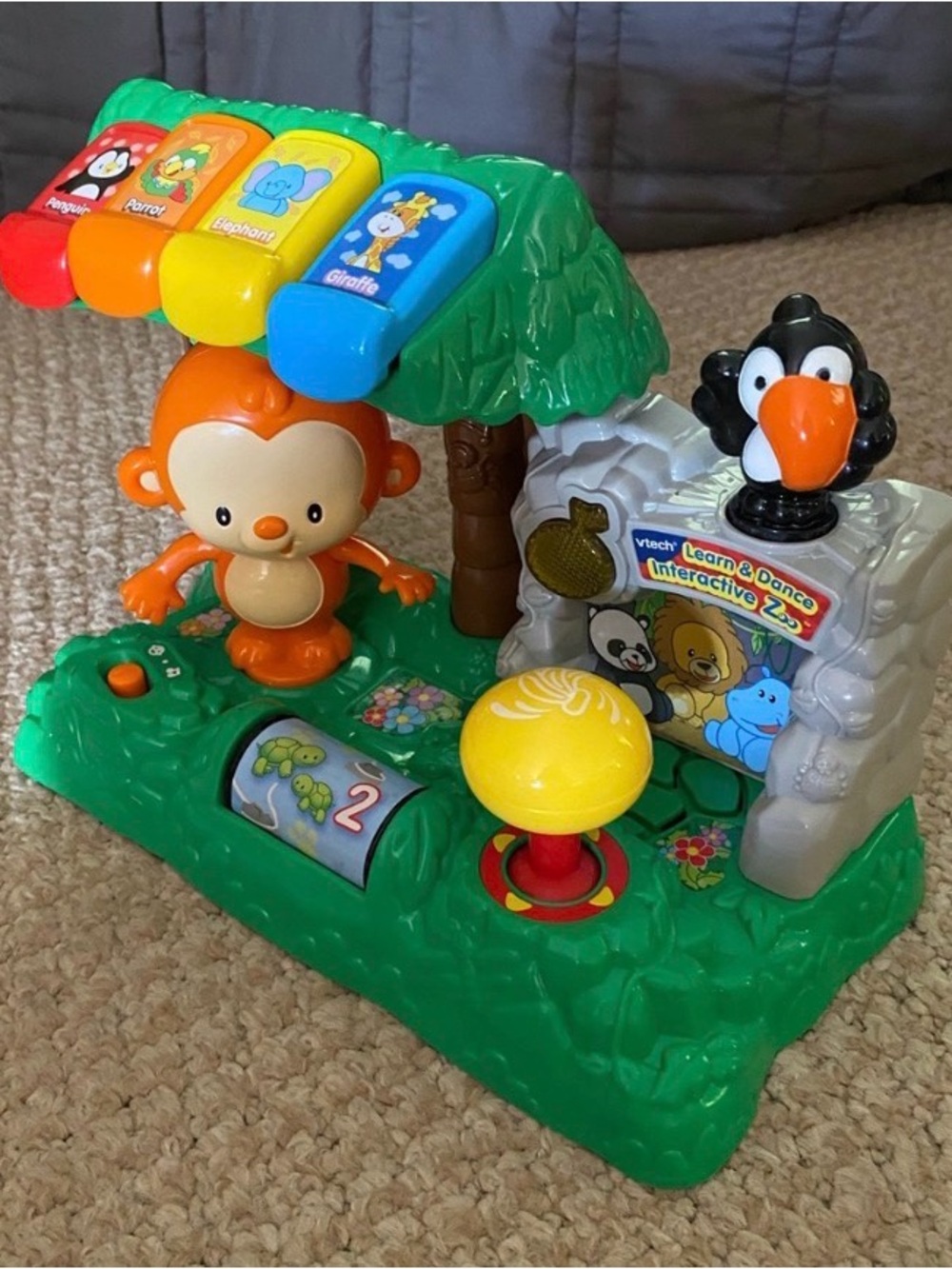 Vtech Learn & Dance Interactive Zoo Toy VGUC